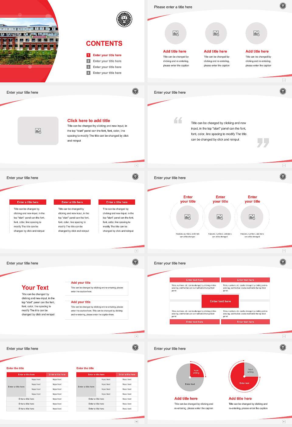 Sandip University Course/Courseware Creation PPT Template16:9 ratio PPT effect preview image2