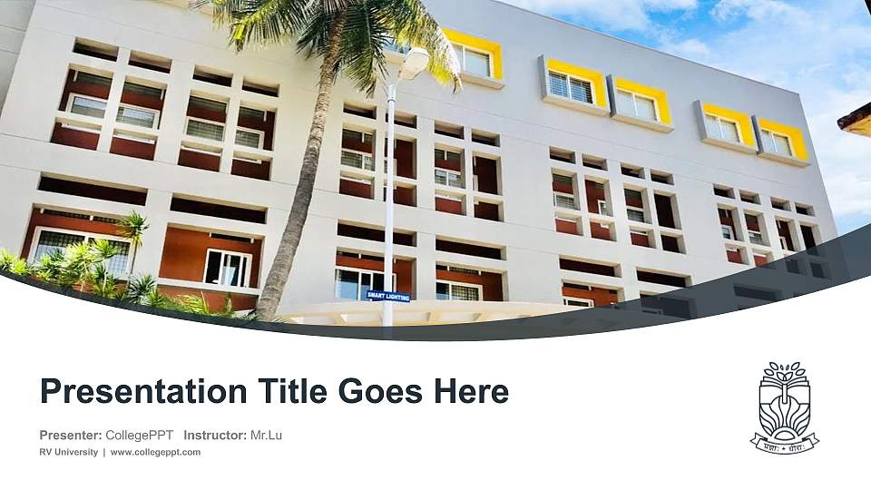 RV University Course/Courseware Creation PPT Template16:9 ratio PPT effect preview image