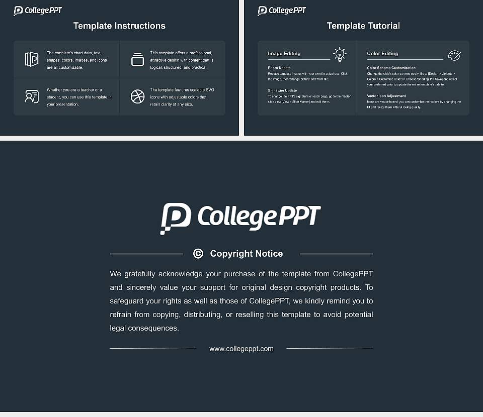 RV University Course/Courseware Creation PPT Template16:9 ratio PPT effect preview image5