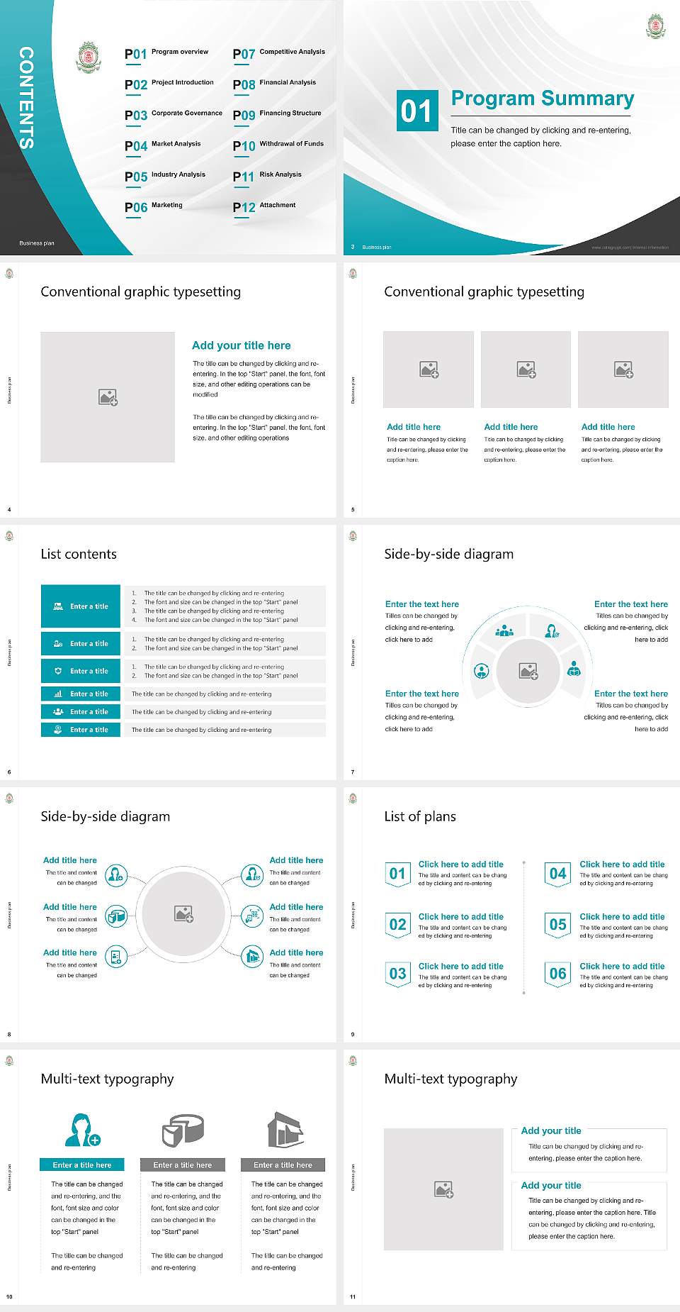 Sharnbasva University Competition/Entrepreneurship Contest PPT Template4:3 ratio PPT effect preview image2