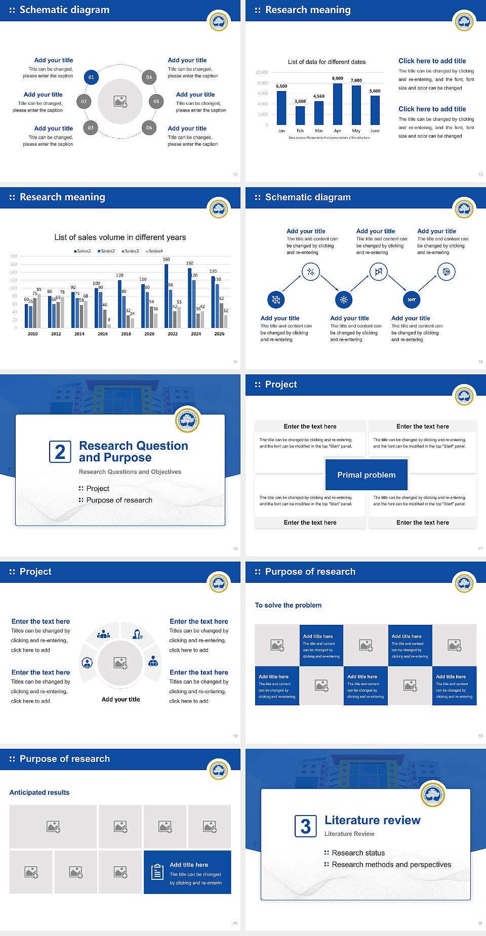 S.R.M. Institute of Sciences and Technology Graduation Thesis Defense PPT Template4:3 ratio PPT effect preview image3