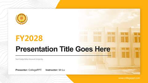 Sant Gadge Baba Amravati University Academic Presentation/Research Findings Report PPT Template