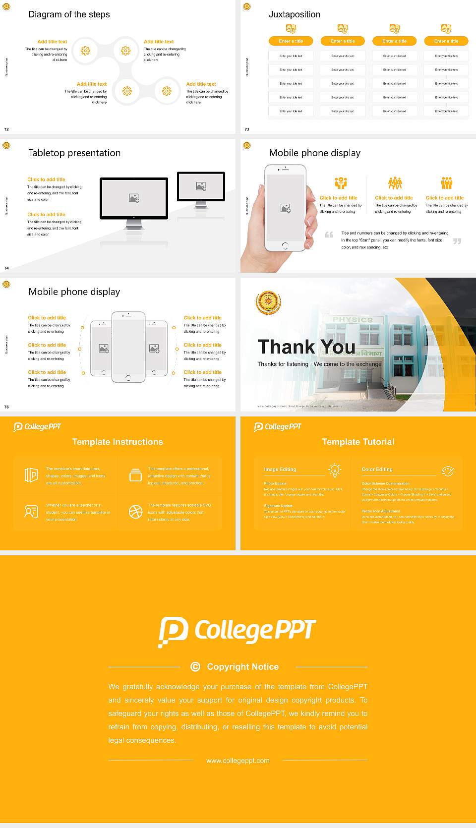 Sant Gadge Baba Amravati University Competition/Entrepreneurship Contest PPT Template16:9 ratio PPT effect preview image9