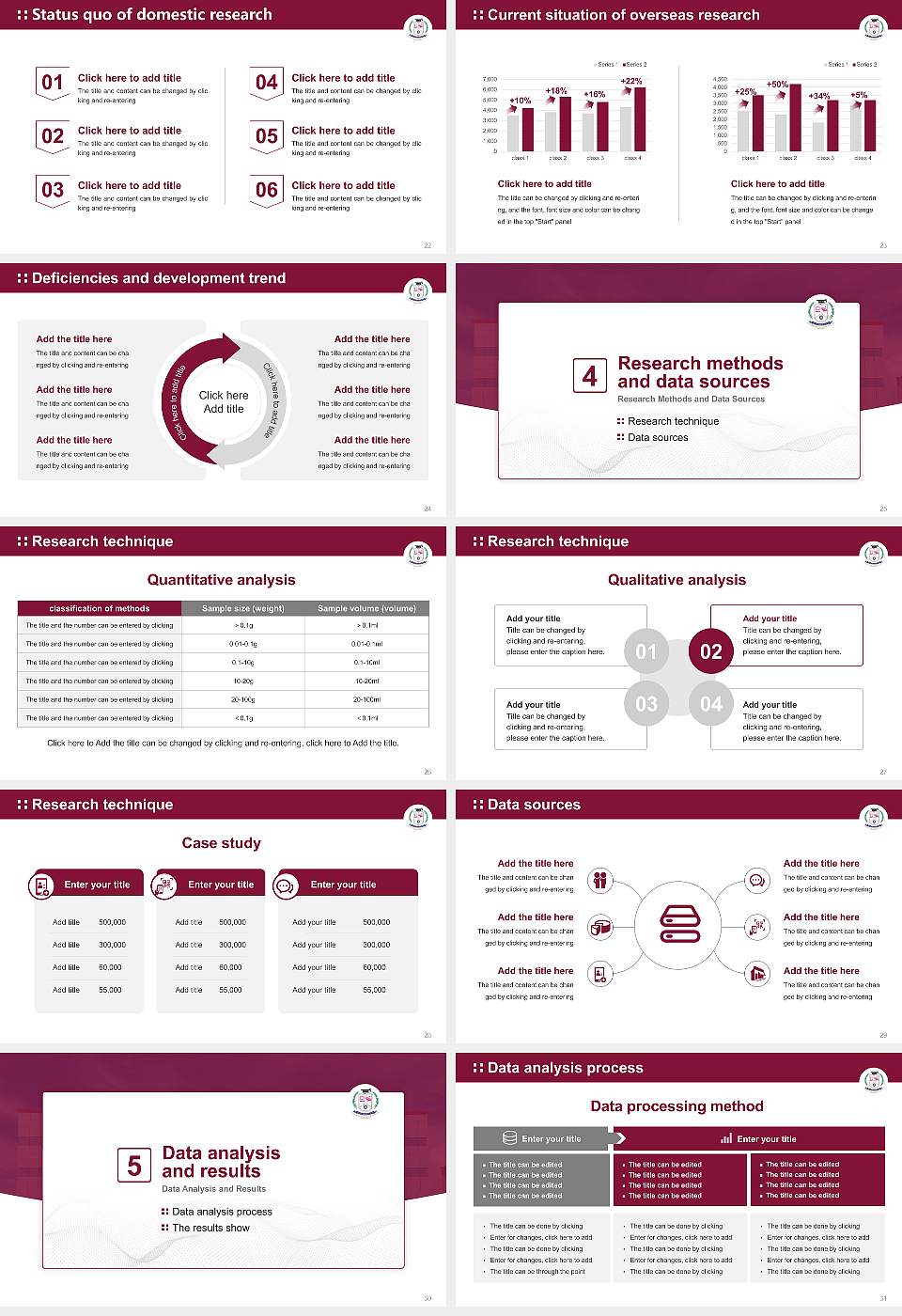 Sathyabama Institute of Science and Technology Graduation Thesis Defense PPT Template16:9 ratio PPT effect preview image4