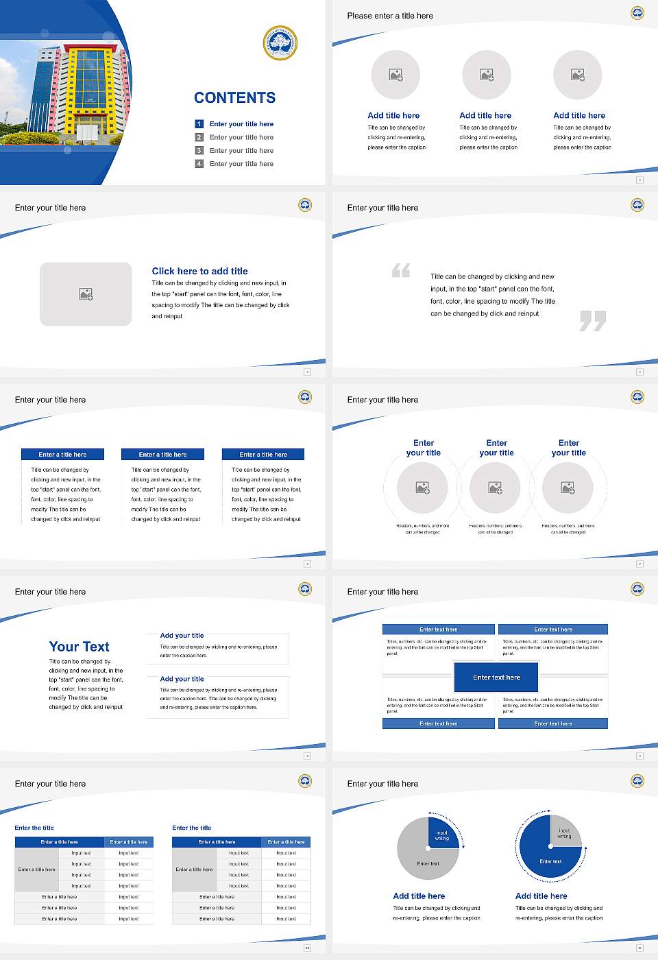 S.R.M. Institute of Sciences and Technology Course/Courseware Creation PPT Template16:9 ratio PPT effect preview image2