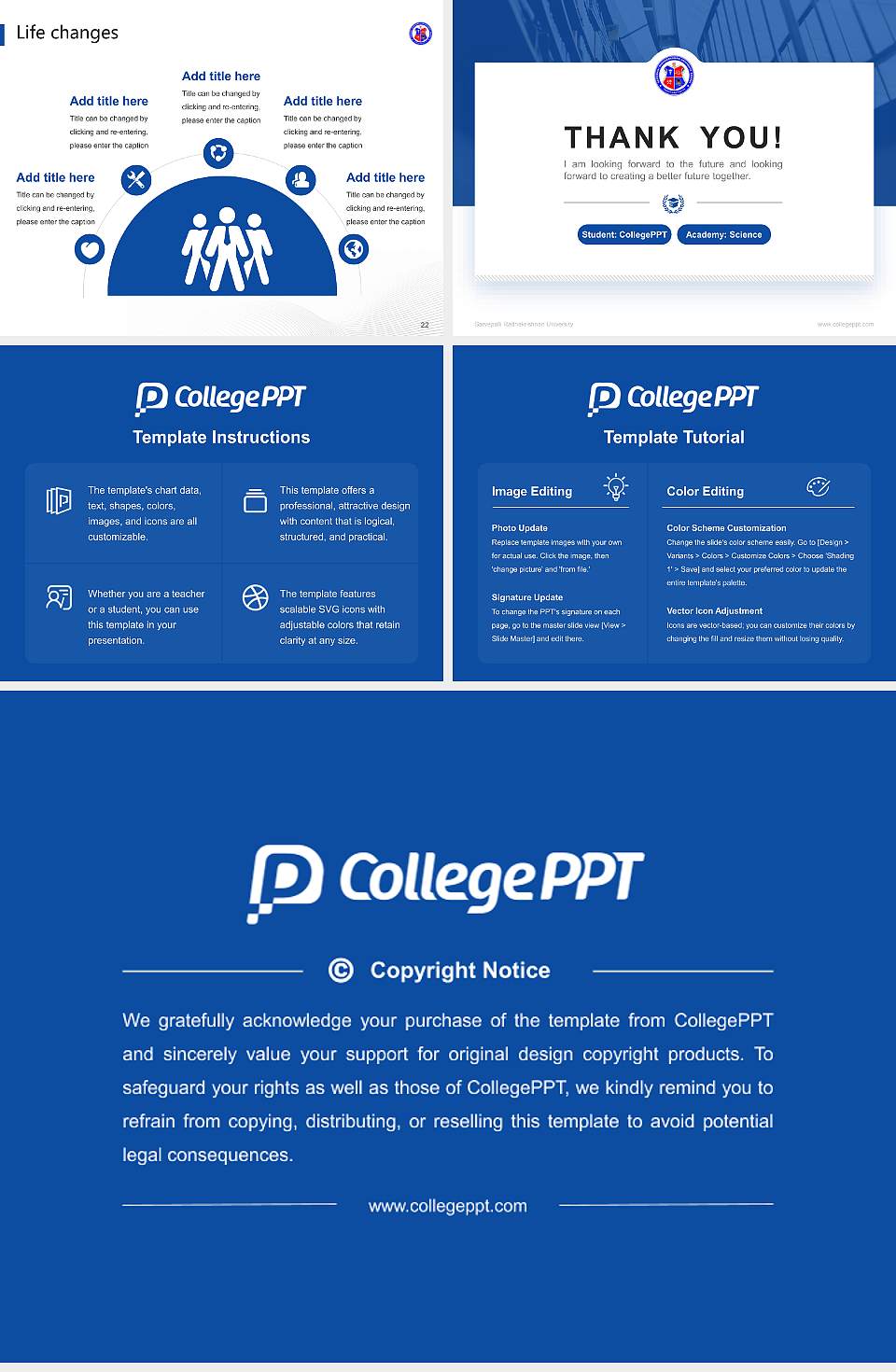 Sarvepalli Radhakrishnan University National Scholarship Defense PPT Template4:3 ratio PPT effect preview image4