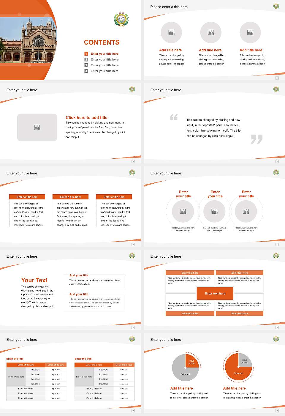 Sampurnanand Sanskrit Vishwavidyalaya Course/Courseware Creation PPT Template16:9 ratio PPT effect preview image2