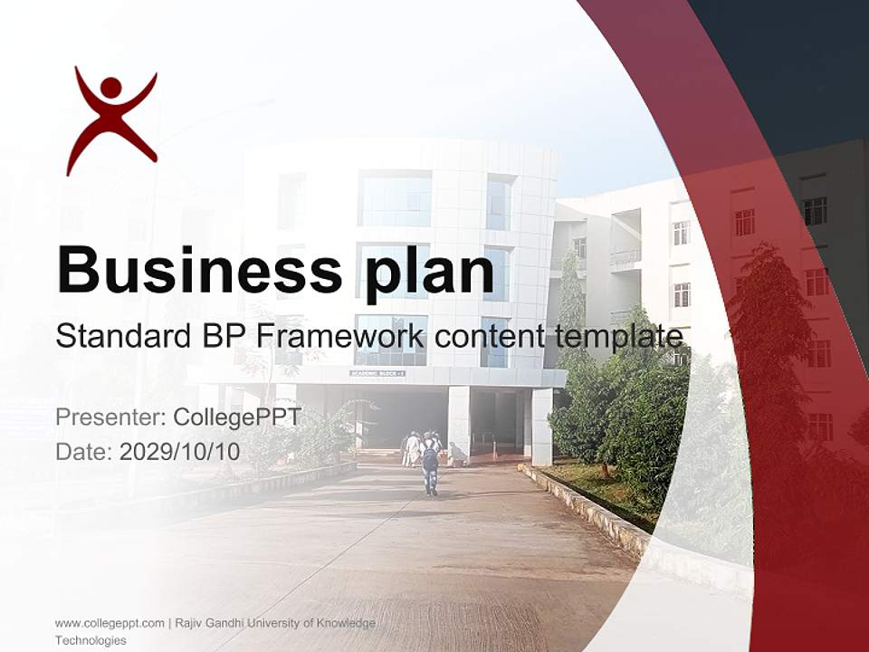 Rajiv Gandhi University of Knowledge Technologies Competition/Entrepreneurship Contest PPT Template4:3 ratio PPT effect preview image9