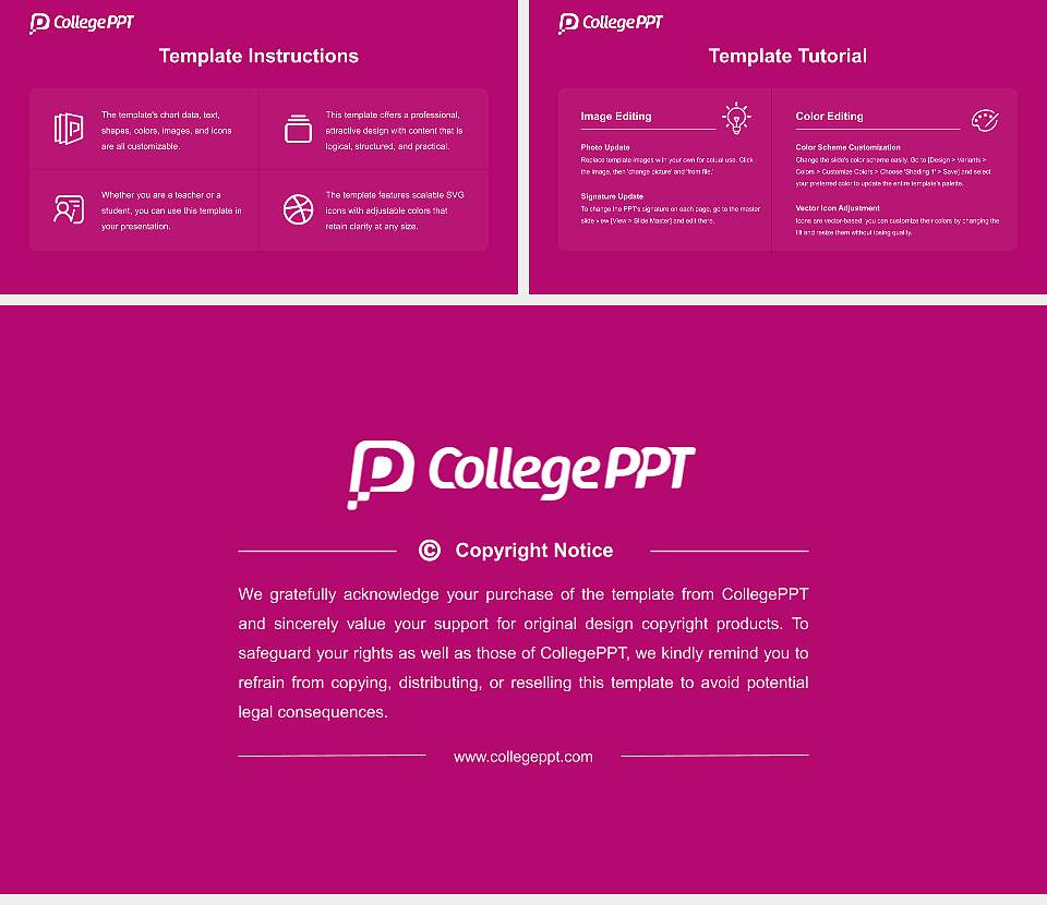 Sabarmati University Course/Courseware Creation PPT Template16:9 ratio PPT effect preview image5