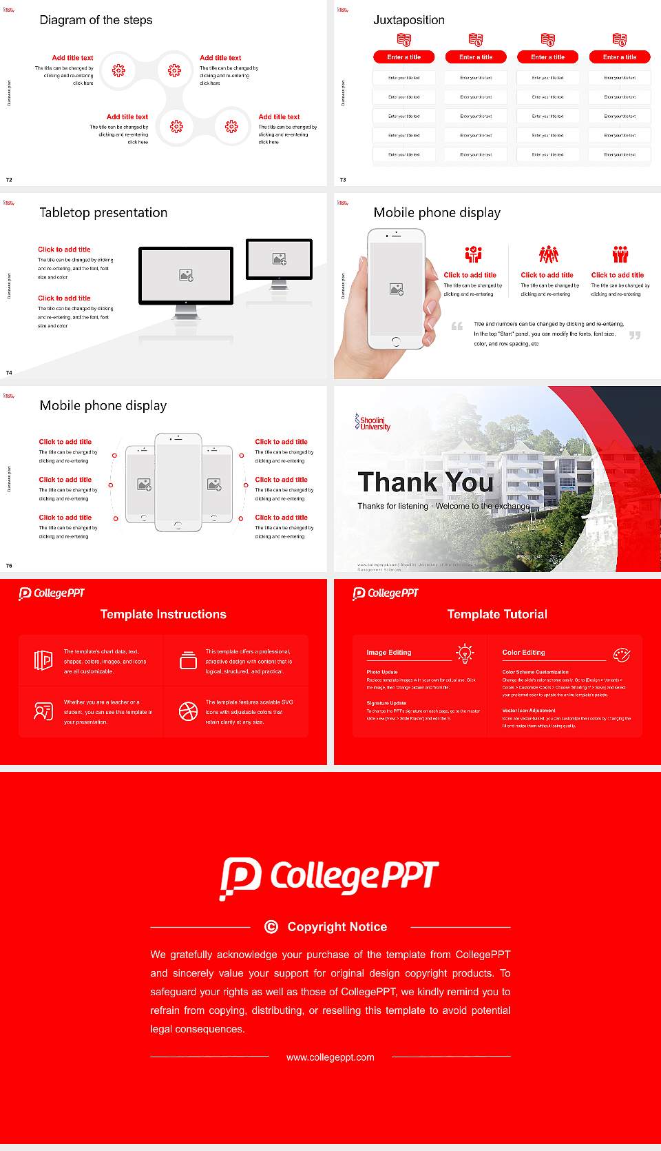 Shoolini University of Biotechnology and Management Sciences Competition/Entrepreneurship Contest PPT Template16:9 ratio PPT effect preview image9