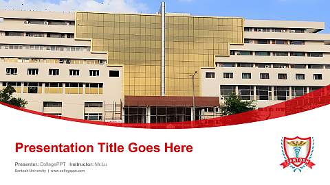 Santosh University Course/Courseware Creation PPT Template