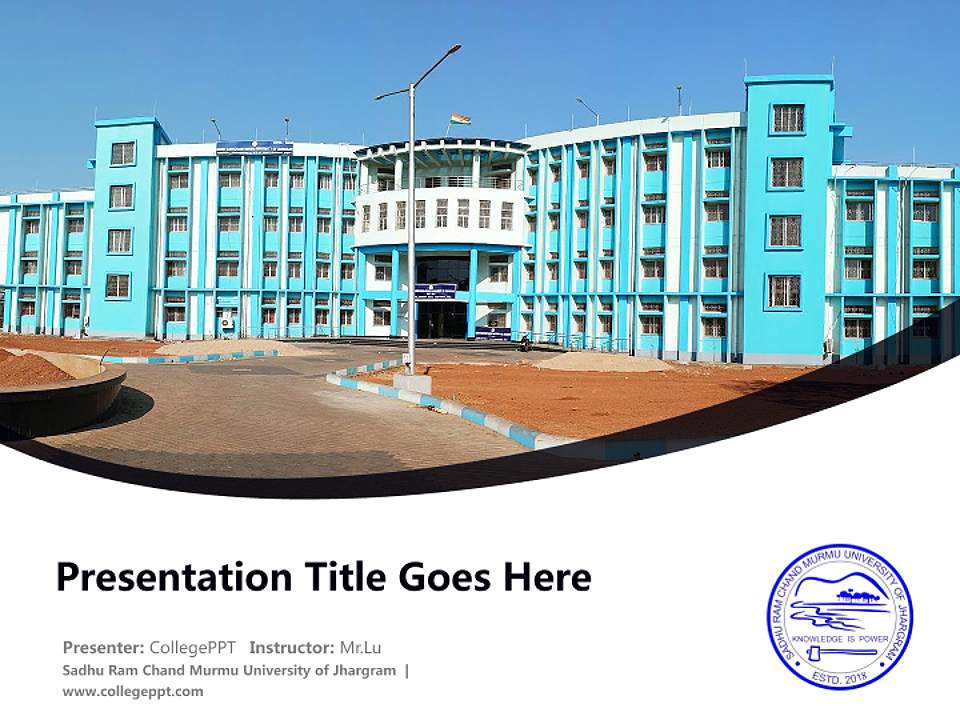 Sadhu Ram Chand Murmu University of Jhargram Course/Courseware Creation PPT Template4:3 ratio PPT effect preview image5