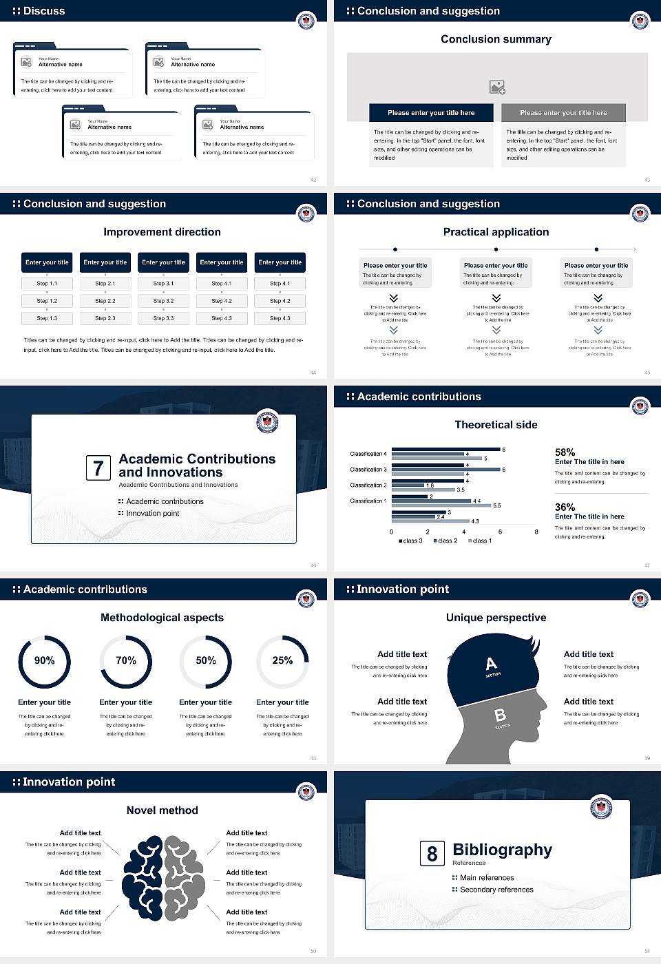 Sai Tirupati University Graduation Thesis Defense PPT Template16:9 ratio PPT effect preview image6