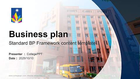 Sharda University Competition/Entrepreneurship Contest PPT Template
