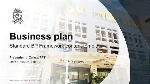 RV University Competition/Entrepreneurship Contest PPT Template