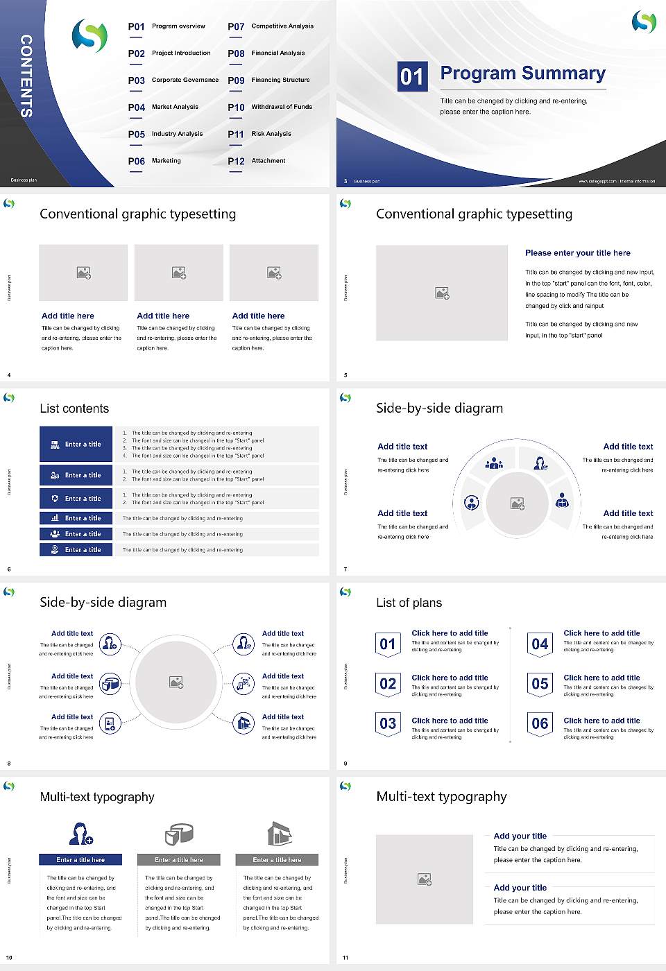Sangam University Competition/Entrepreneurship Contest PPT Template16:9 ratio PPT effect preview image2