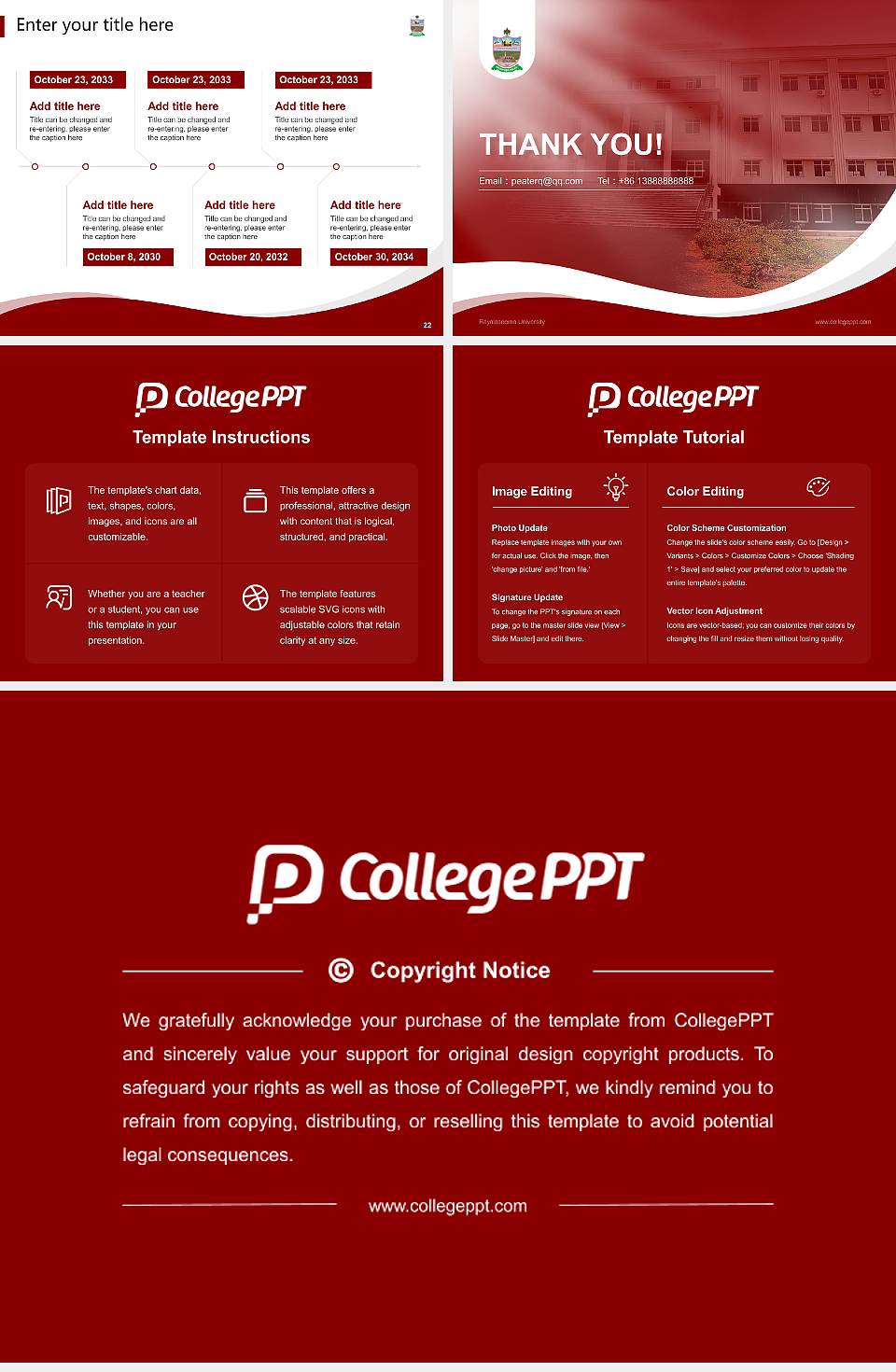 Rayalaseema University Lecture Sharing and Networking Event PPT Template4:3 ratio PPT effect preview image4