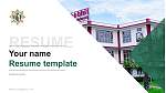 Shobhit University Resume PPT Template