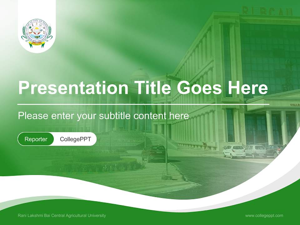 Rani Lakshmi Bai Central Agricultural University Lecture Sharing and Networking Event PPT Template4:3 ratio PPT effect preview image4