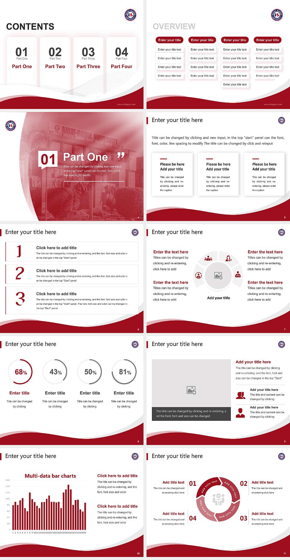 Rayat Bahra University Lecture Sharing and Networking Event PPT Template4:3 ratio PPT effect preview image2