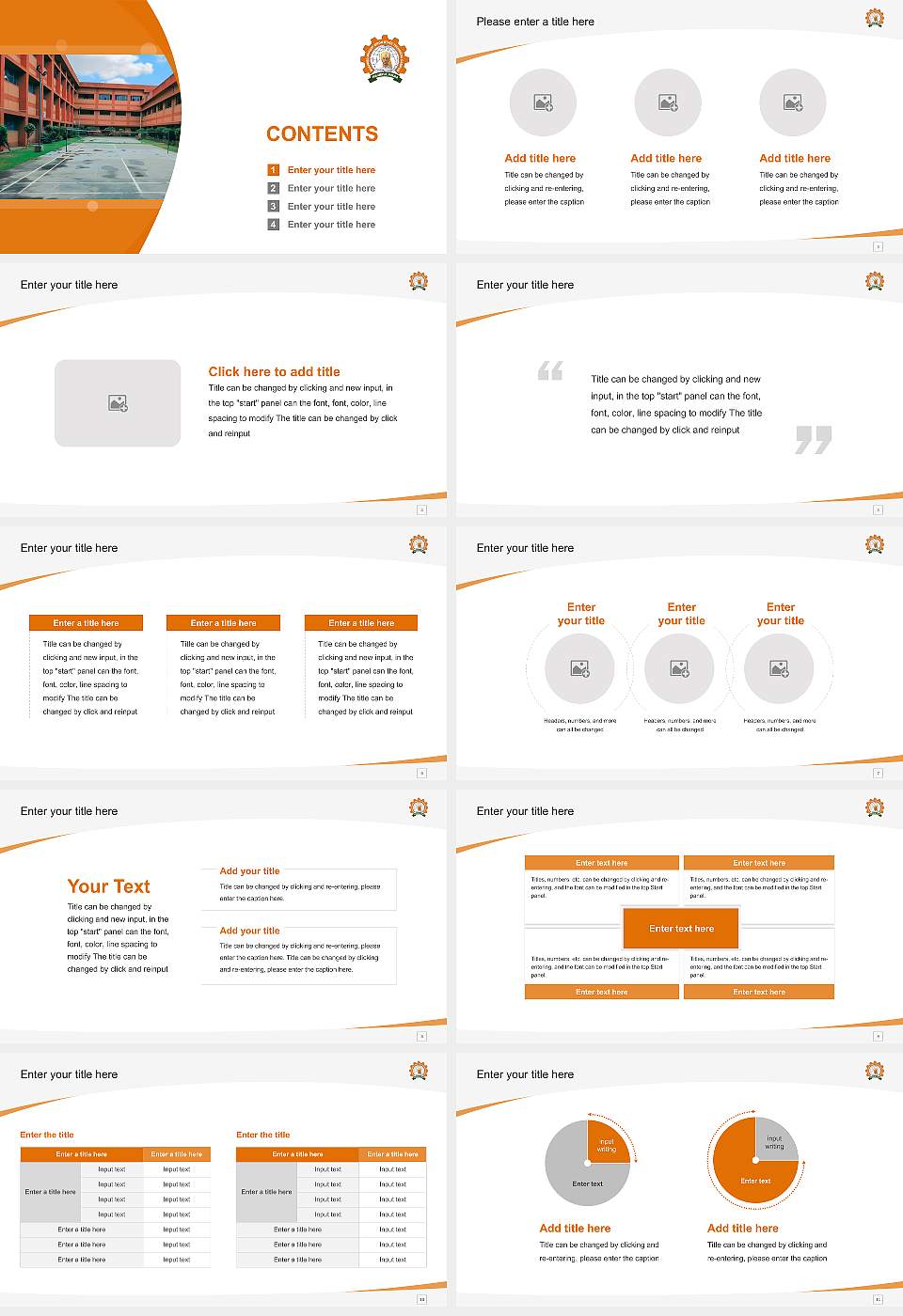 Shaheed Bhagat Singh State University Course/Courseware Creation PPT Template16:9 ratio PPT effect preview image2