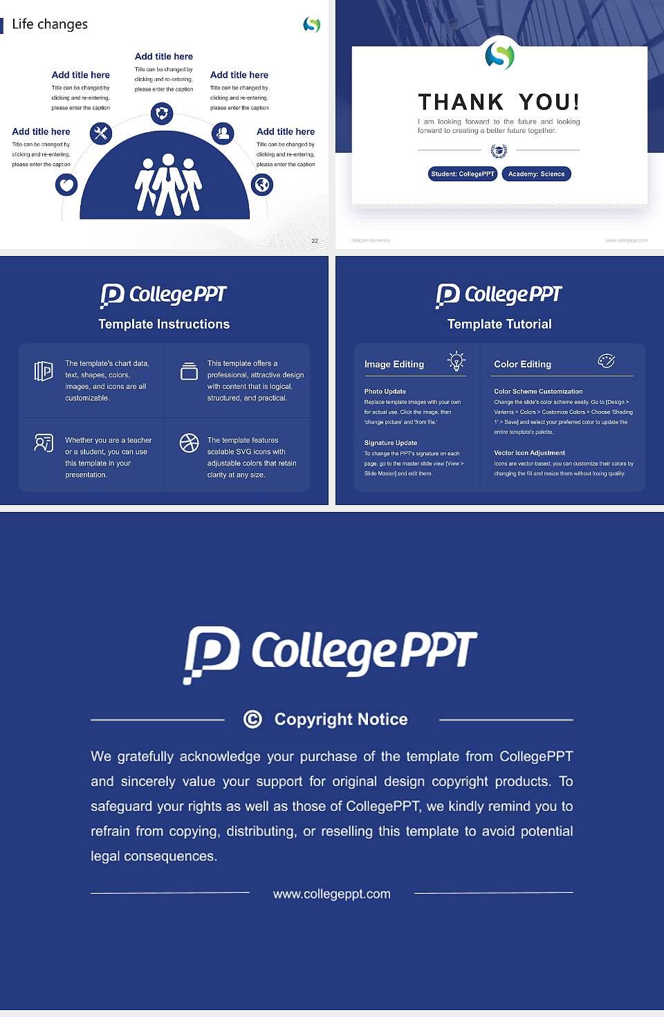 Sangam University National Scholarship Defense PPT Template4:3 ratio PPT effect preview image4