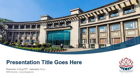 RIMT University Course/Courseware Creation PPT Template