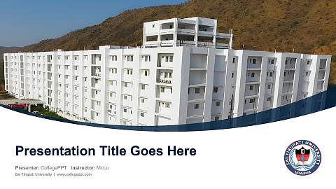 Sai Tirupati University Course/Courseware Creation PPT Template