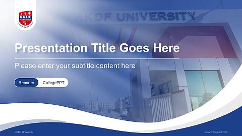 RKDF University Lecture Sharing and Networking Event PPT Template