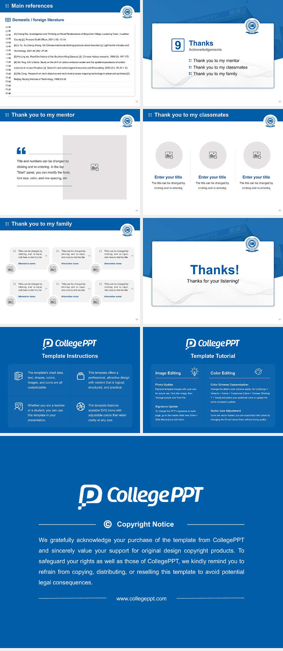 Shree Guru Gobind Singh Tricentenary University Graduation Thesis Defense PPT Template4:3 ratio PPT effect preview image7