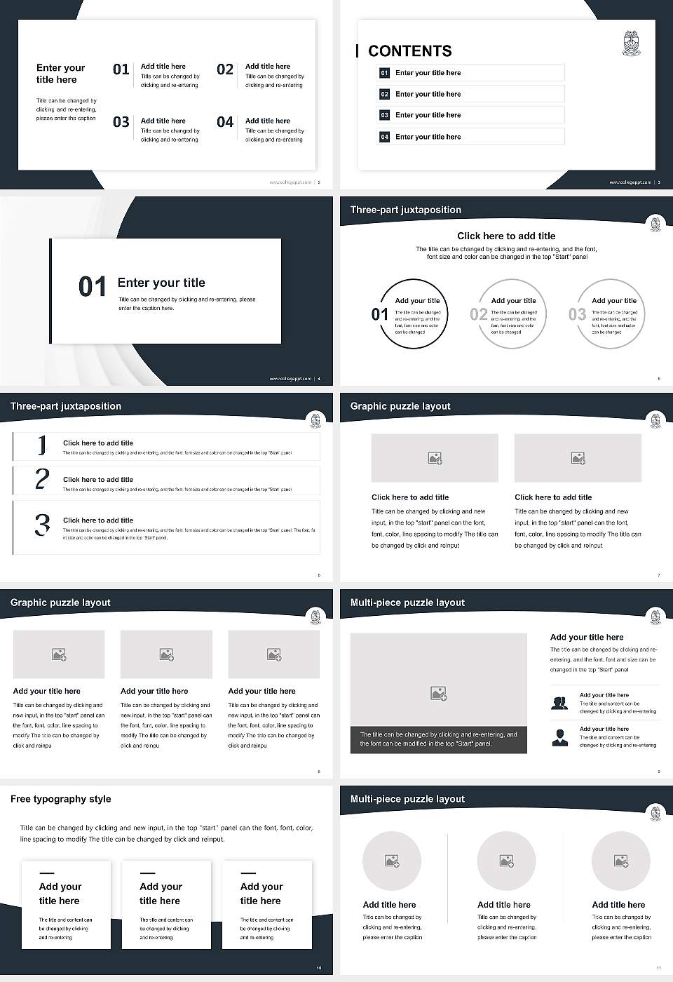 RV University Academic Presentation/Research Findings Report PPT Template16:9 ratio PPT effect preview image2
