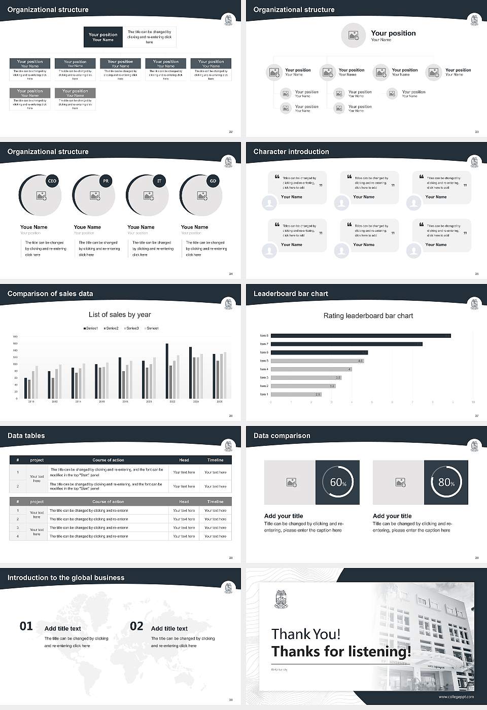 RV University Academic Presentation/Research Findings Report PPT Template16:9 ratio PPT effect preview image4