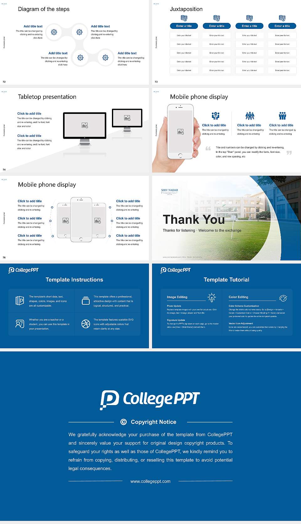 Shiv Nadar University Competition/Entrepreneurship Contest PPT Template16:9 ratio PPT effect preview image9