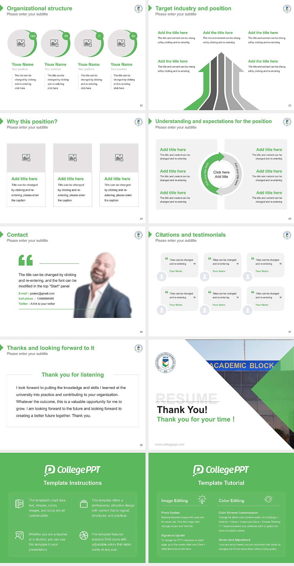 Sardar Patel University of Police, Security and Criminal Justice Resume PPT Template4:3 ratio PPT effect preview image4