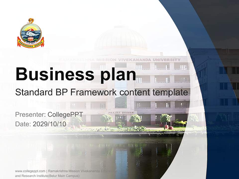 Ramakrishna Mission Vivekananda Educational and Research Institute(Belur Main Campus) Competition/Entrepreneurship Contest PPT Template4:3 ratio PPT effect preview image9