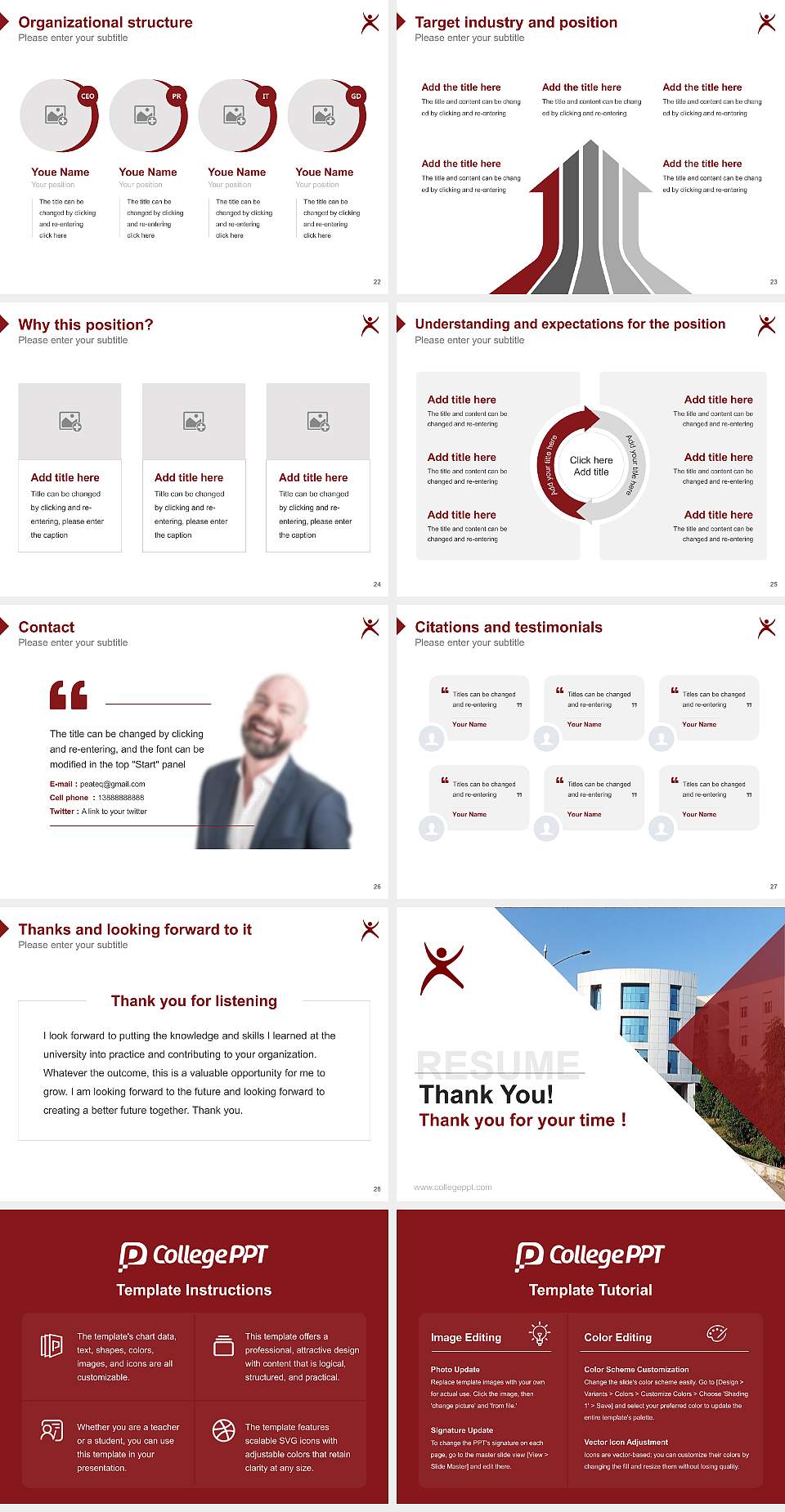 Rajiv Gandhi University of Knowledge Technologies Resume PPT Template4:3 ratio PPT effect preview image4