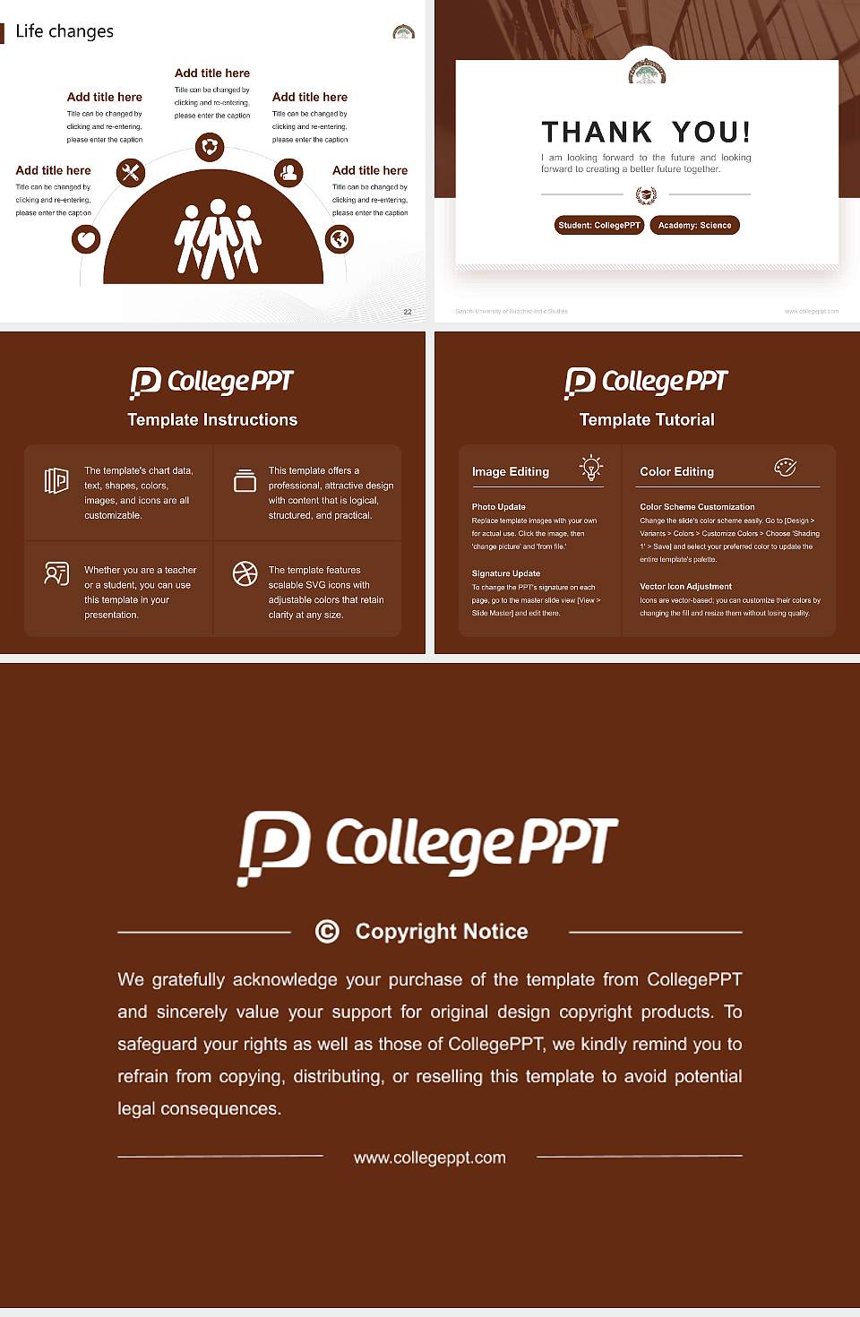 Sanchi University of Buddhist-Indic Studies National Scholarship Defense PPT Template4:3 ratio PPT effect preview image4