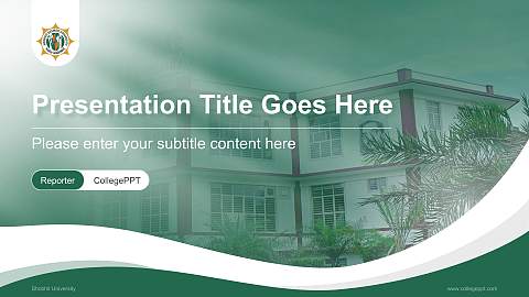 Shobhit University Lecture Sharing and Networking Event PPT Template