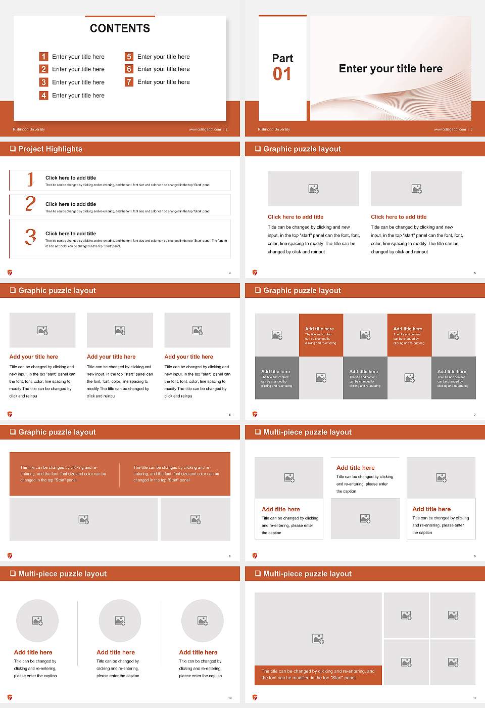 Rishihood University General PPT Template16:9 ratio PPT effect preview image2