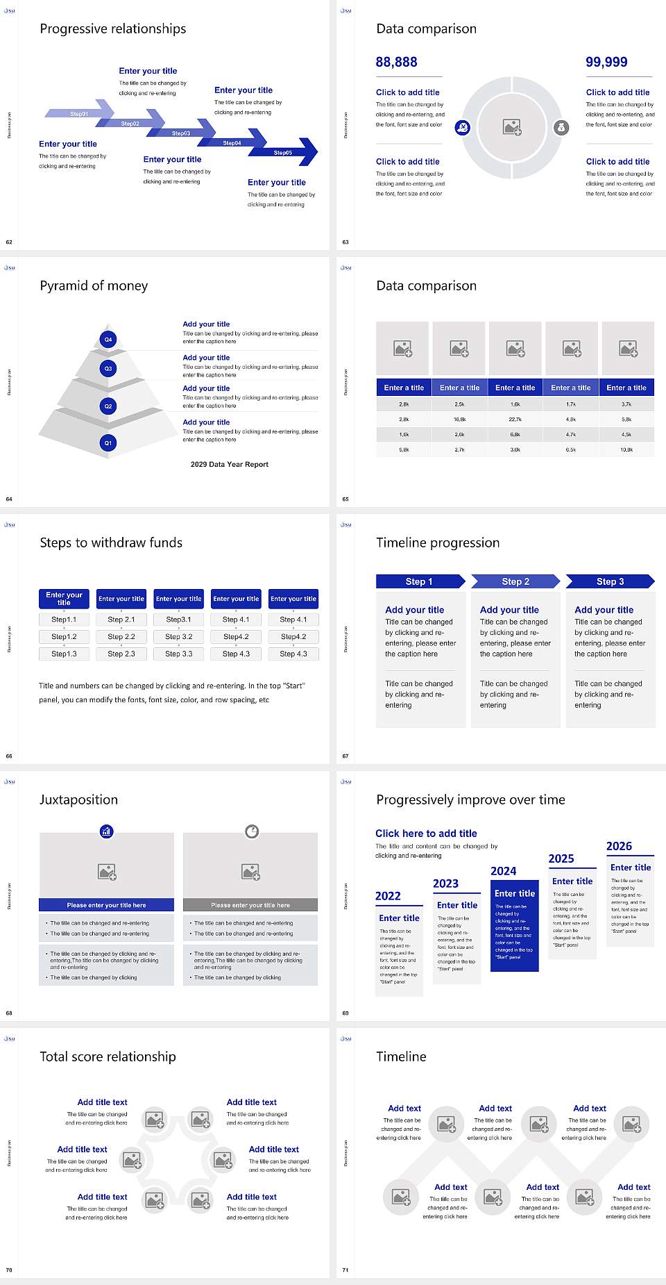 Sai University Competition/Entrepreneurship Contest PPT Template4:3 ratio PPT effect preview image8