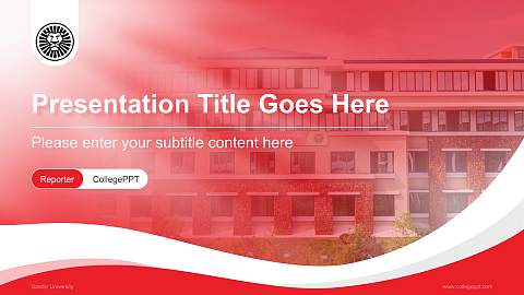 Sandip University Lecture Sharing and Networking Event PPT Template