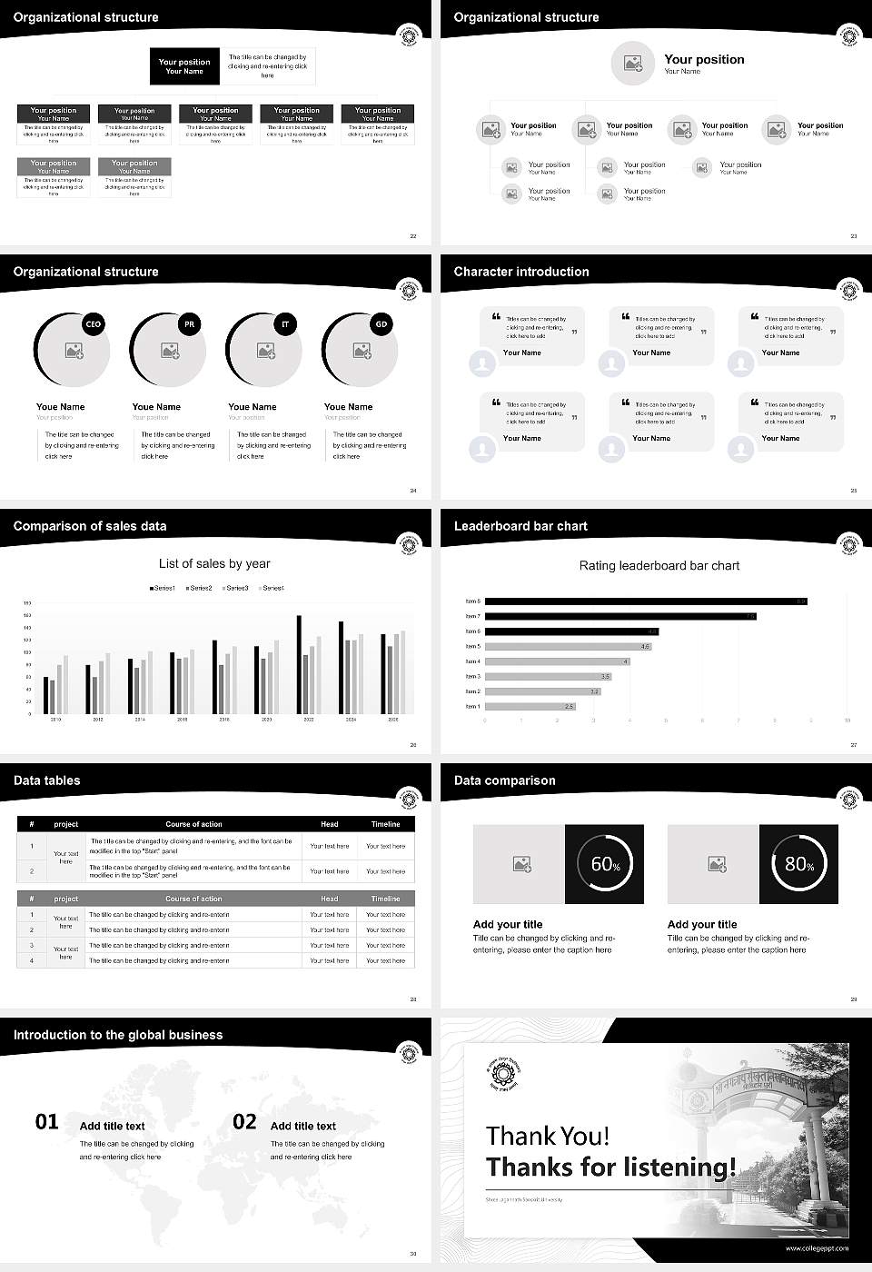 Shree Jagannath Sanskrit University Academic Presentation/Research Findings Report PPT Template16:9 ratio PPT effect preview image4