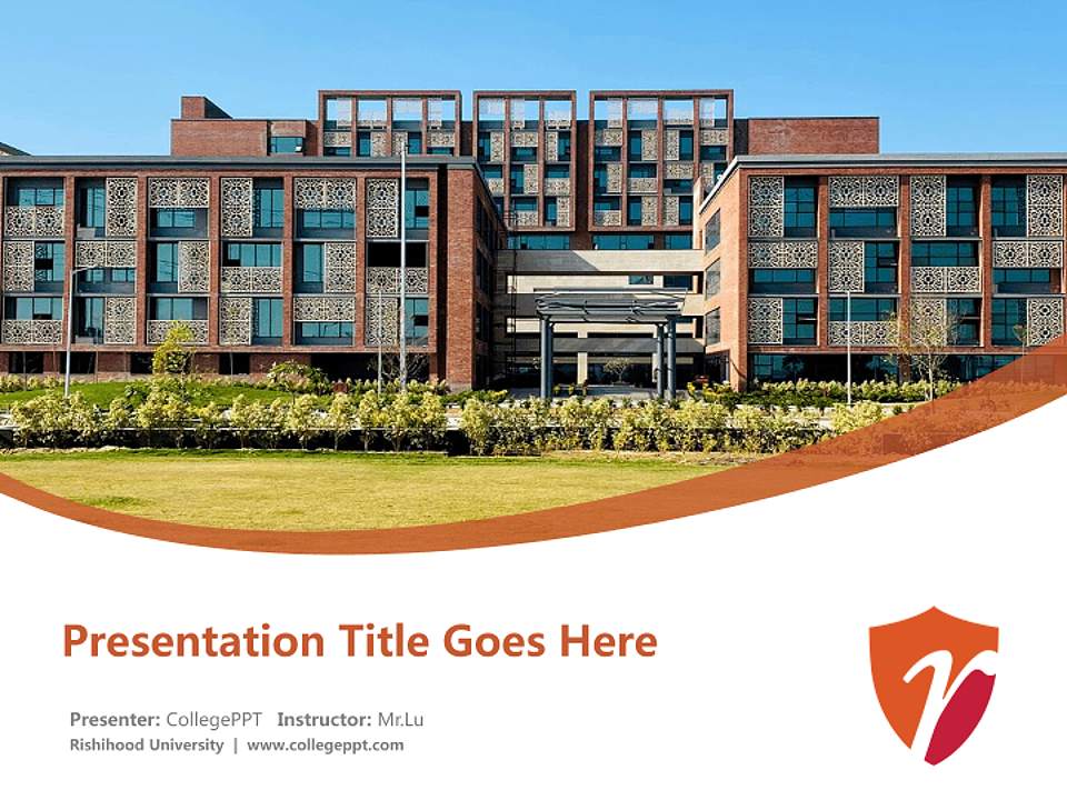 Rishihood University Course/Courseware Creation PPT Template4:3 ratio PPT effect preview image5