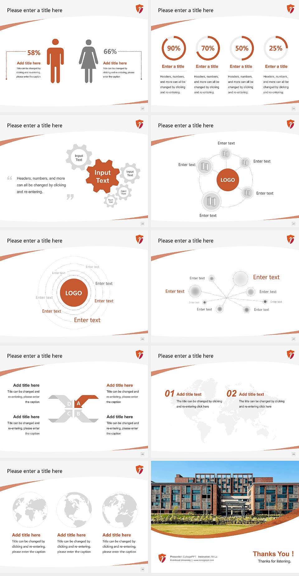 Rishihood University Course/Courseware Creation PPT Template4:3 ratio PPT effect preview image4