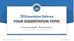 Saveetha Institute of Medical and Technical Sciences Graduation Thesis Defense PPT Template