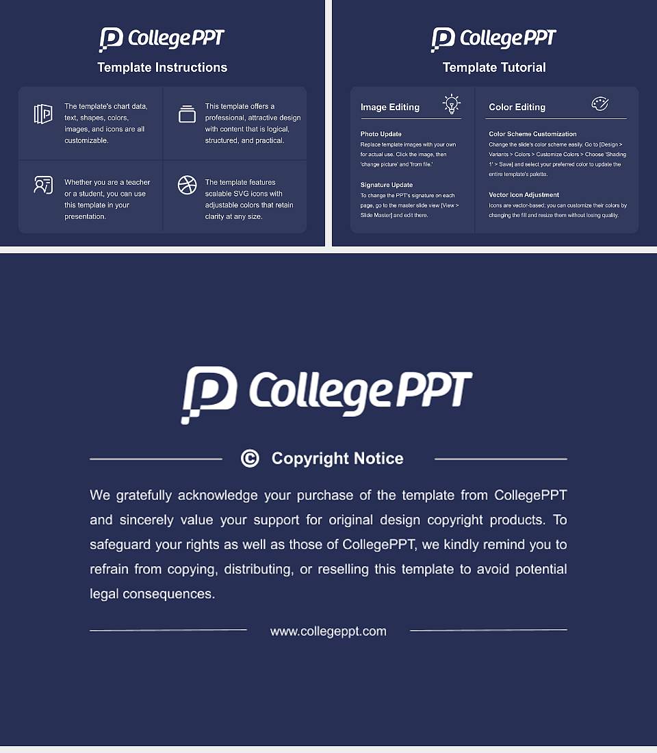 Sardar Patel University Course/Courseware Creation PPT Template4:3 ratio PPT effect preview image5