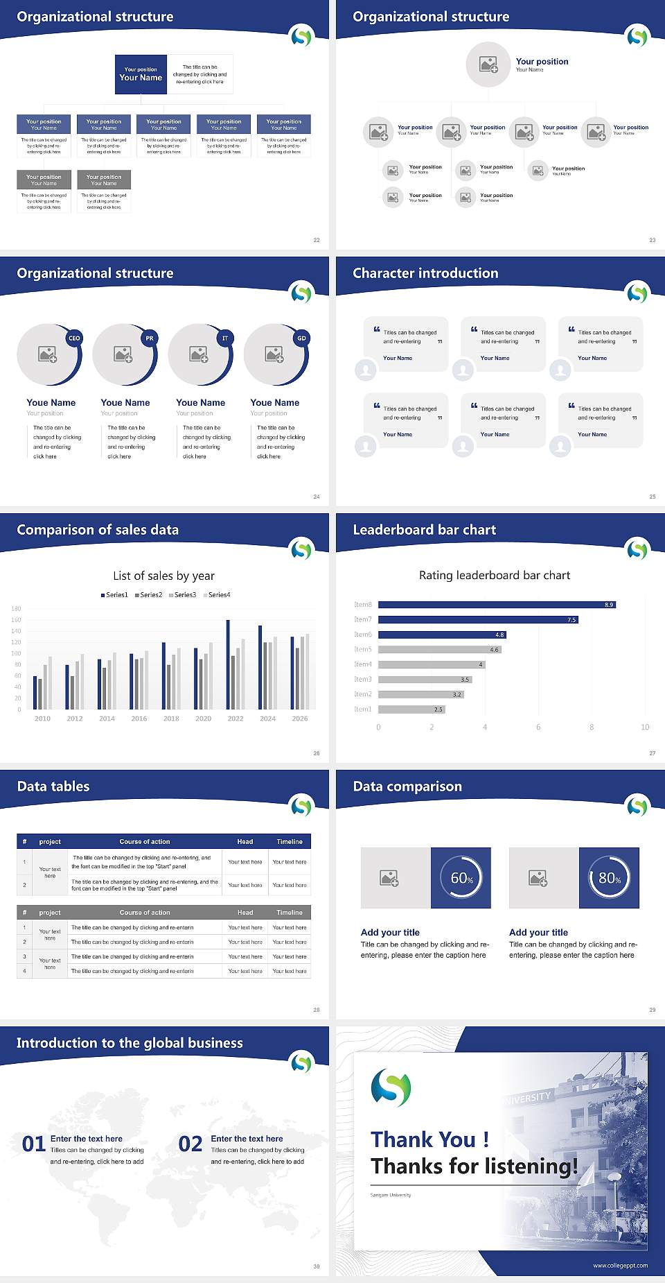 Sangam University Academic Presentation/Research Findings Report PPT Template4:3 ratio PPT effect preview image4