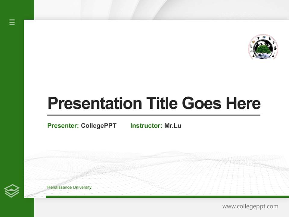 Renaissance University Thesis Proposal/Graduation Defense PPT Template4:3 ratio PPT effect preview image5