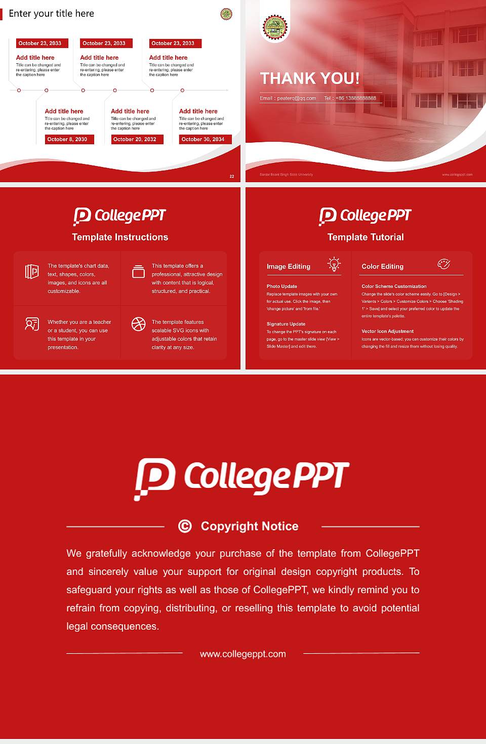 Sardar Beant Singh State University Lecture Sharing and Networking Event PPT Template4:3 ratio PPT effect preview image4
