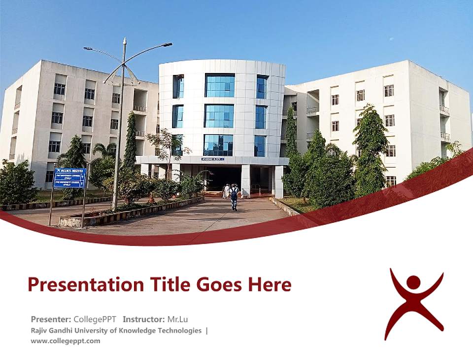 Rajiv Gandhi University of Knowledge Technologies Course/Courseware Creation PPT Template4:3 ratio PPT effect preview image5
